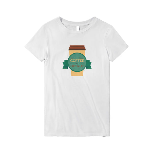 Coffee Over Compliments - Premium Women's Crewneck T-shirt