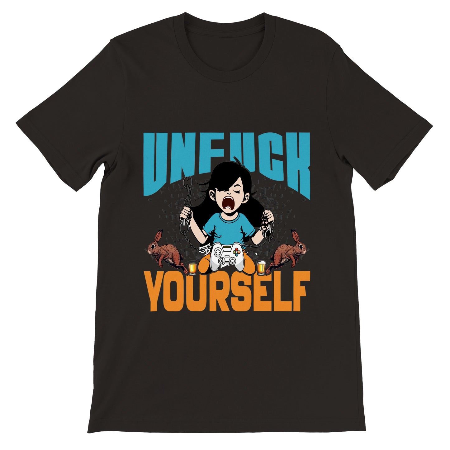 Unf*** Yourself - Premium Men's Crewneck T-shirt