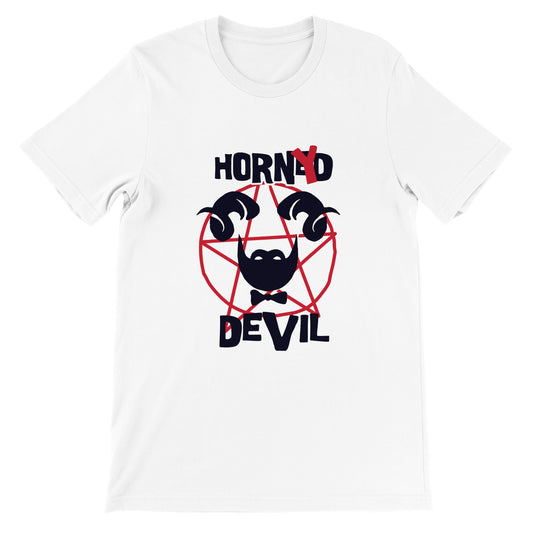 Horned Devil - Premium Men's Crewneck T-shirt